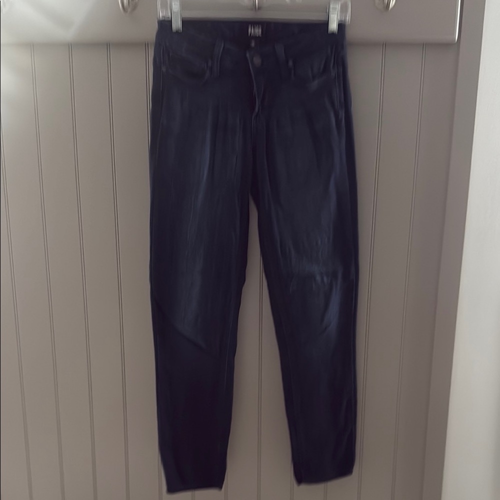 PAIGE Dark Blue Skyline Skinny Jeans Classic Fit